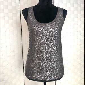 J. Crew Sequin Tank Ladies Small Shell Layering